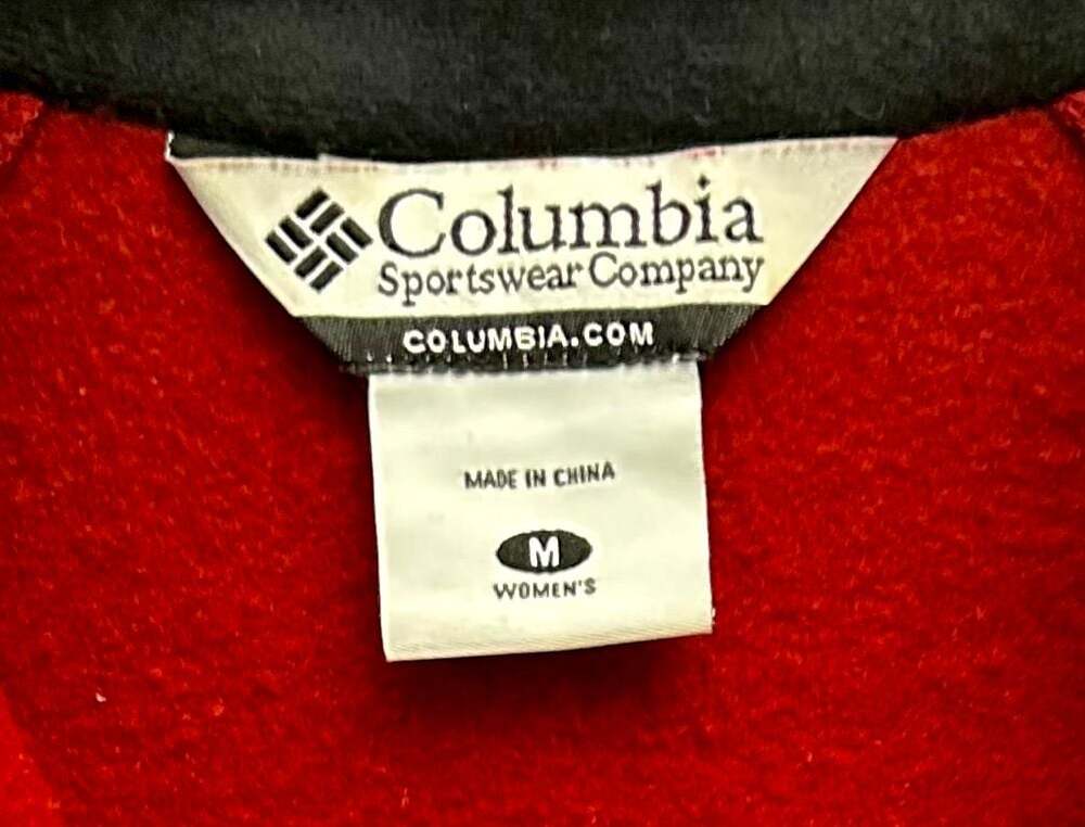 Columbia Women Fleece Vest Full Zip Double Pocket Size M